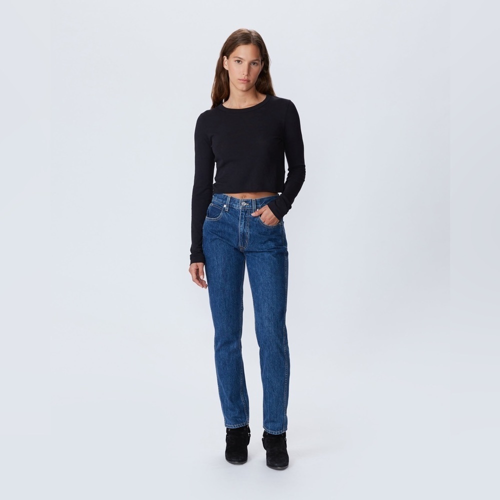 SLVRLAKE Denim Virginia Slim Claremont High Rise Denim - Size 23